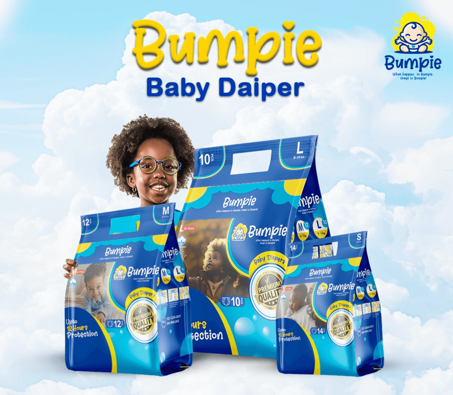 Bumpie diapers visual